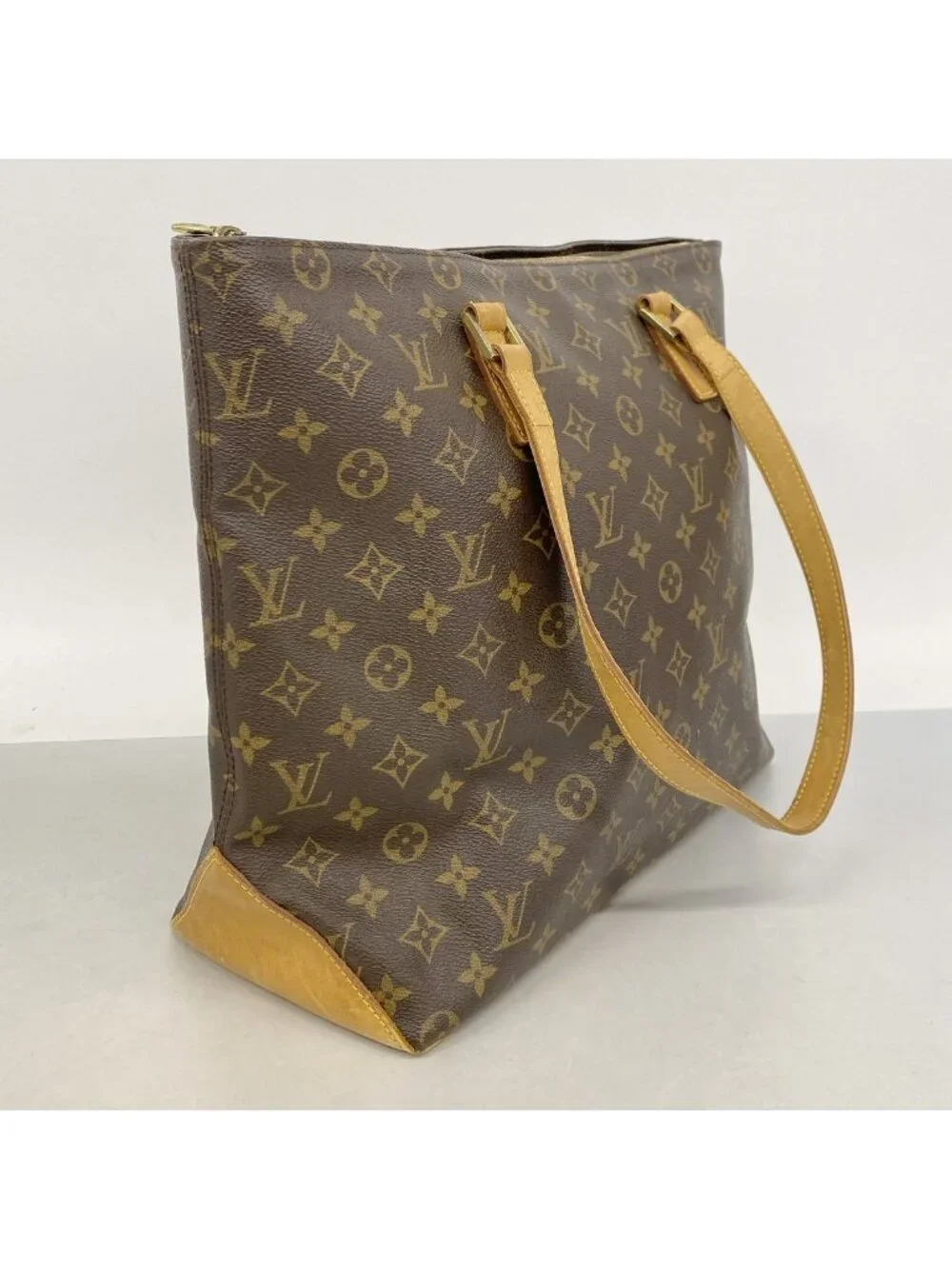 Louis Vuitton Tote Monogram Cabas Mezzo Brown